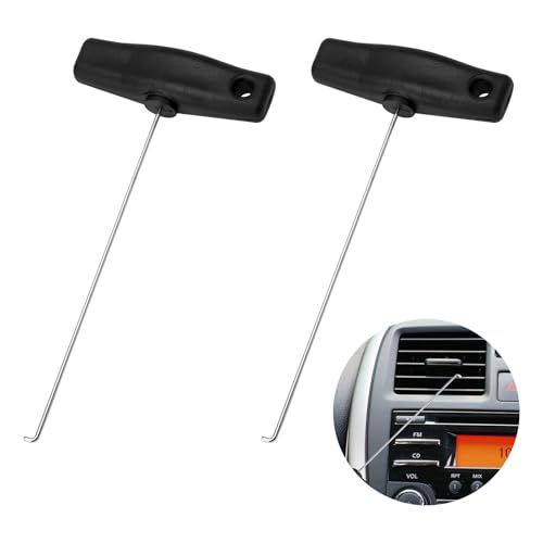 DAWRIS 2 pezzi di set di strumenti per ganci di estrazione, ganci di estrazione del tachimetro per lo smontaggio del cruscotto e la rimozione del cluster di strumenti del veicolo, Adatto per SL R107