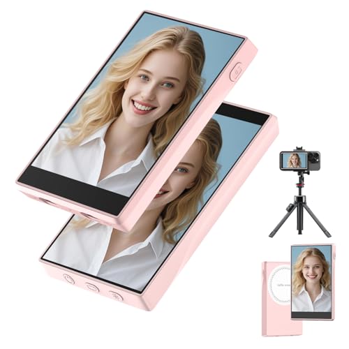 Monitor de cámara trasera para iPhone que mejora tus vlogs de vídeo con obturador integrado