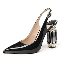 Black 4inches Slingback