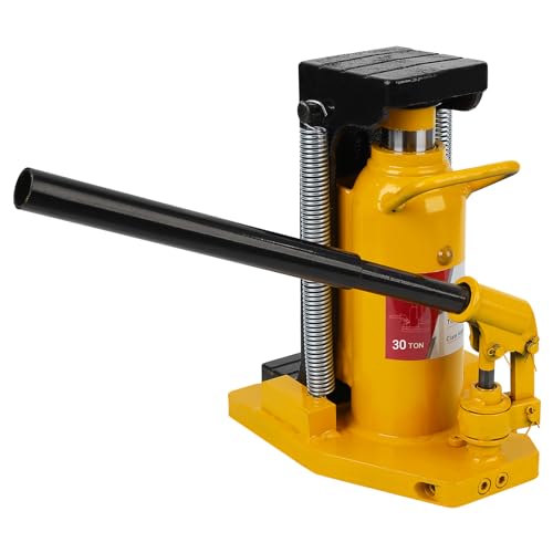 GarveeTech Toe Jack Lift Air Hydraulic Floor Jack, 30Ton/66,138LB Car Jack Hydraulic Floor Jack, Top Lift Jack With Manual Hand Pump, Air Hydraulic Claw Jack for Machinery, Industry, Air Jack Seal Kit