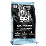 Go! Solutions ​Dental + Immune Health Chicken + Salmon Recipe with Grains for Dogs, 18lb Bag