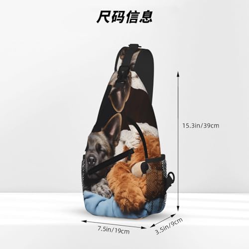 Bolso Sling para mujer y hombre mochila de viaje cruzada miniatura 4