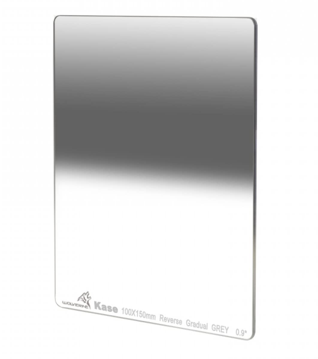 Kase K100 Reverse GND 0.9 Filter 100 x 150 mm ND8 (3 Stop), Optisches Glas, grau