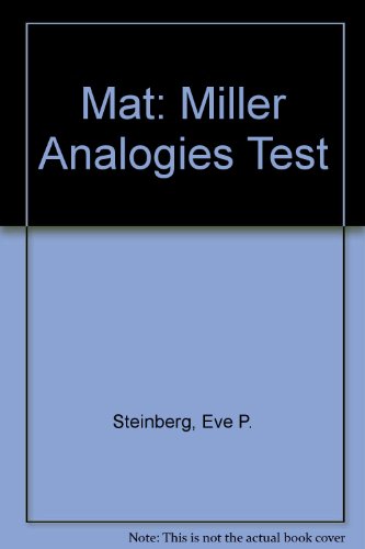 Mat: Miller Analogies Test (Arco Master the Mil... 0671868969 Book Cover