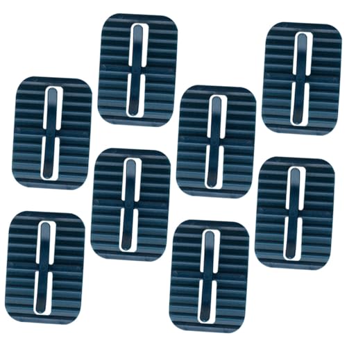 NOLITOY 8個 ゴミ袋固定クリップ 家用ゴミ箱バッグクランプ 滑り止め強化 廃棄物袋防脱落留め具 キッチンオフィス用コンパクト設計