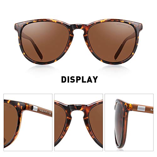 Image of MERRY'S Unisex Polarized Aluminum Sunglasses Vintage Sun Glasses For Men /Women S8286