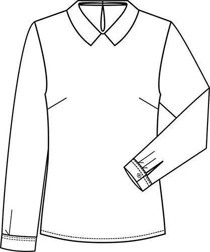 GREIFF Chiffon-Bluse 1/1 Coporate WEAR 6581, Farbe: Offwhite, Größe: 48 – Bild 3