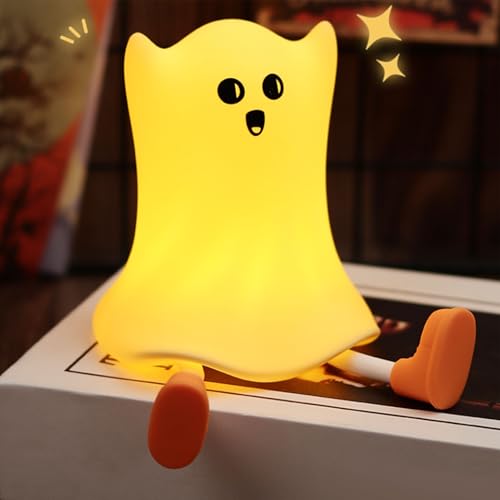 Lámpara de Noche Silicona Fantasma Recargable Regulable miniatura 5