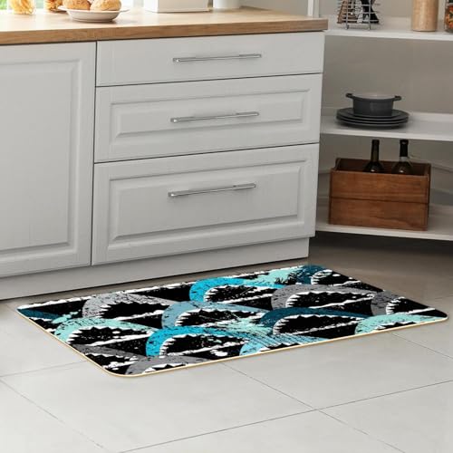 Alfombrillas de cocina para pasillo y cuarto de lavado VAPOKF tiburón 7