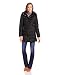Kenneth Cole New York Women's Chevron Down Coat with Faux-Fur Trim