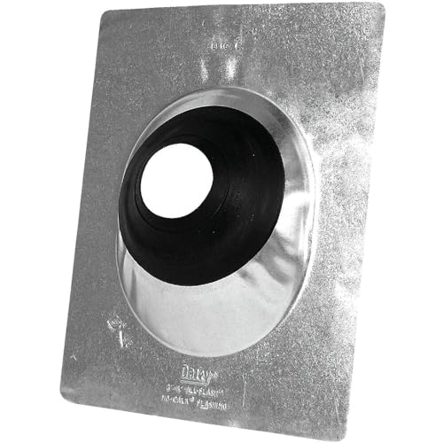 Oatey All-Flash No-Calk 3 in. to 4 in. Galvanized Roof Pipe Flashing - 1 Each