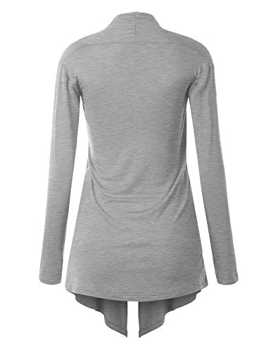 Image of Made By Johnny Women's Open Front Cardigan Lightweight Soft Drape Long Sleeve Cardigan for Work Travel Casual