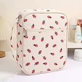 Bible Cover for Women, Zippered Bible Carrying Case with Handles, Bible Bag Portable, Covers for Bible, Gifts for Christmas Christian