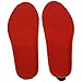 Nrpfell Invierno CÁLidas Plantillas TÉRmicas ElÉCtricas con Control Remoto 1900 Mah BaterÍAs TÉRmicas Plantillas De Calzado Cojines para Esquiar/Camping Rojo UE Enchufe 25.5x8.5 Cm