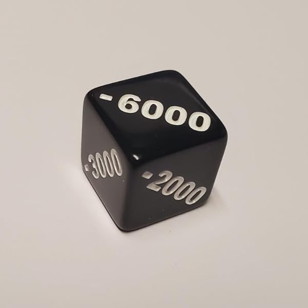 Positive +1000 to +6000 and Negative -1000 to -6000 Counter Dice Compatible with One Piece TCG by Rook Robot - Image 7
