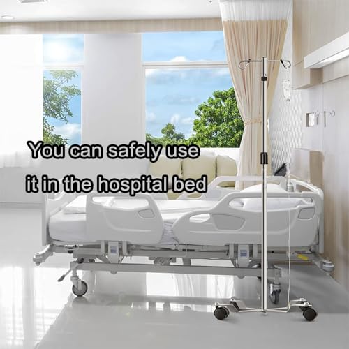 Support de perfusion pour hôpitaux avec 4 crochets mobiles