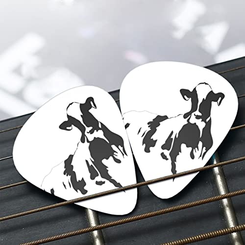 Lot de 12 médiators en forme de vache noir et blanc, 0,46 mm/0,71 mm/0,96 mm d’épaisseur pour guitares électriques… - Les Beatles, Paul McCartney, John Lennon, RIngo Starr, George Harrison Lot de 12 médiators en forme de vache noir et blanc, 0,46 mm/0,71 mm/0,96 mm d'épaisseur pour guitares électriques… – Image 8