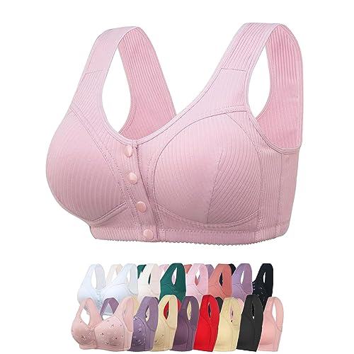 Image of Daisy Bra for Seniors, Front Snap Closure Bras, Front Snaps Daisy Bras for Older Women