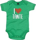 Kleckerliese Babybody spreuken jongens meisjes korte mouwen met motief I Love Tante