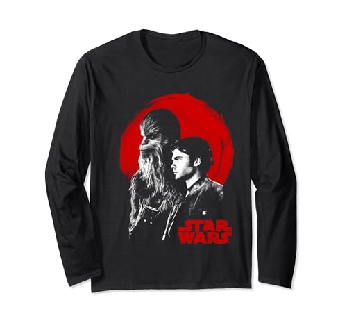 Star Wars Han Solo tee-shirt manches longues coton imprimé vintage