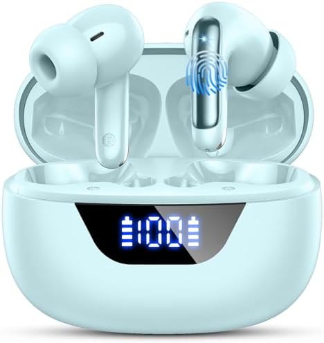 Wireless Earbuds, Bluetooth 5.4 Headphones, ENC Noise Cancelling Ear buds image 3