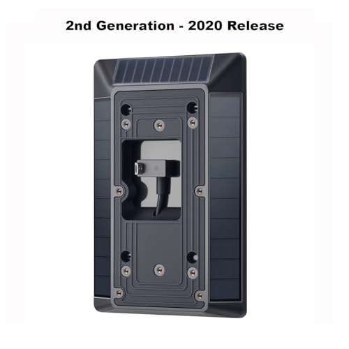 Cargador solar para Ring Video Doorbell energia continua sin cables panel micro USB 2020 5
