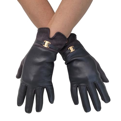 Guantes de piel sintética para mujer GFM GLOVES-DX contra manos frias
