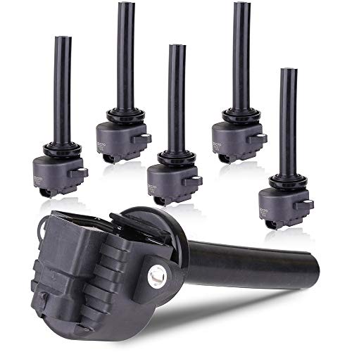 ECCPP Portable Spare Car Ignition Coils Compatible for Isuzu Amigo/Axiom/Rodeo/Rodeo Sport/Trooper 2000-2004 Replacement for UF252 C1255 for Travel, Transportation and Repair (Pack of 6)