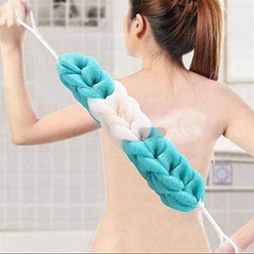 SIA VENDORS Body Cleaning Shower Scrubber for Bathing Exfoliator Body Washable Scrubber/Scrubber Belt For Skin/Bathing/Body Dirt Removal For Kids Men's & Women Multi color (PACKOF 2)-image-41