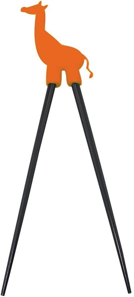 KB KITCHEN BASICS CHOPSTIX Training Chopsticks, Animal Pattern (Set of 3) - Vibrant & Fun Educational Chopsticks with Easy-to-Use Design, Ideal for Kids and Beginners (Assorted Colors)