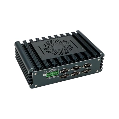 Fanless Industrial PC, Mini Computer, IPC, I5 1135G7, Windows 11 / Ubuntu, IX11, 16 Way GPIO, 6 x COM, 2Pin Phoenix, HDMI, DP, 3