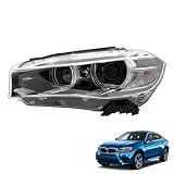 LoftMarte HID Xenon Headlight Adaptive AFS Compatible with B-M-W X5 X5M X6 X6M F15 F16 2014-2019 (Left Driver Side) 63117317109