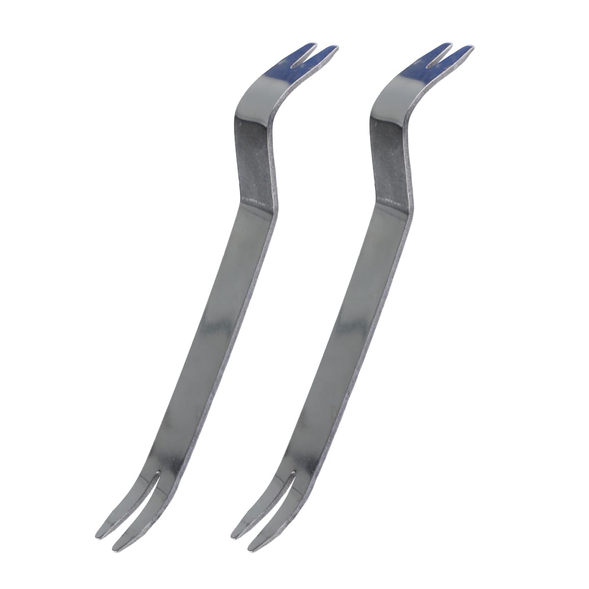 2PCS Stainless Steel Paver Tools,Paver Removal Tool,Silver Paver Extractor Tool Accessories for Garden Lawn Yard Patio Replacing Paver Blocks Car Radio Trim Removing