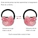 ZLYC Womens Girls Winter Fashion Adjustable Faux Fur EarMuffs Ear Warmers, Pink
