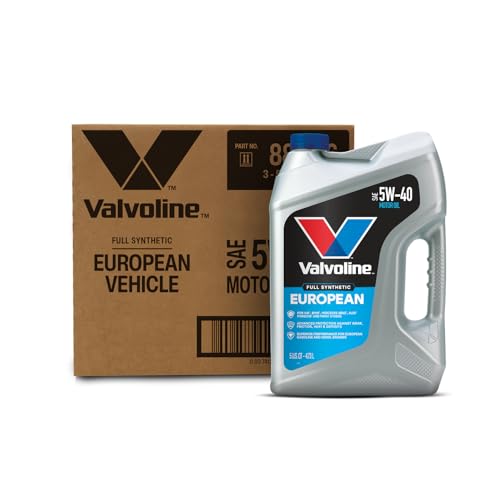 Image of Valvoline European Vehicle Full Synthetic SAE 5W-40 Motor Oil 5 QT, Case of 3