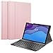 Produktbild Fintie Tastatur Hülle für Lenovo Tab M10 HD (2nd Gen) 2020 10,1", Slim Schutzhülle mit magnetisch Abnehmbarer QWERTZ Bluetooth Keyboard für Lenovo Tab M10 HD Plus TB-X306X/TB-X306F, Roségold