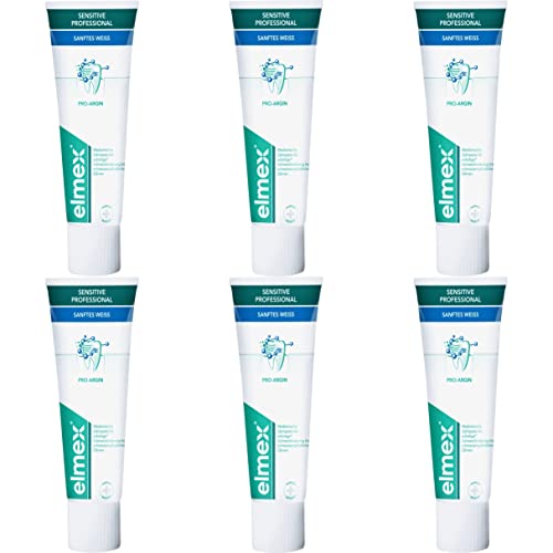 Elmex sensitive Professional Zahnpasta sanftes weiss 75ml, 6er Pack (6x 75ml)