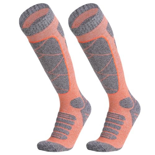Eforcase Ski Socks for Men Women Winter Thick Warm Boot Socks Knee High Warm Snow Skating Snowboarding Socks Cold Weather