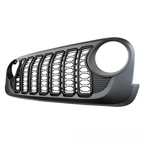 Rejilla de malla para parachoques delantero: estilo off-road para Jeep Wrangler JKU 2007-2017