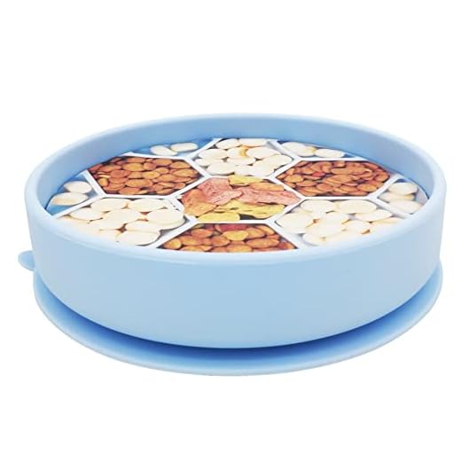 Mr. Peanut's Interactive Slow Feed Dog Bowl, Fun Healthy Bloat Stop Feeder (Small)