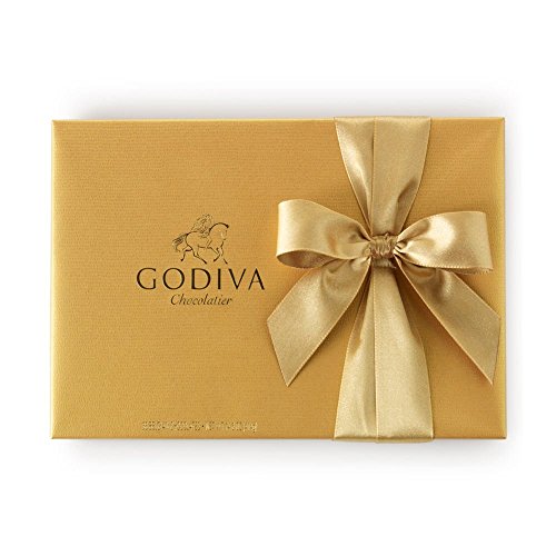 image for Godiva Chocolatier Gold Ballotin, Classic Gold Ribbon, Gourmet Chocola