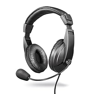 Trust Quasar Cuffie Over-Ear, Dotate di Archetto Regolabile Imbottito e Soffici Padiglioni Auricolari, Nero