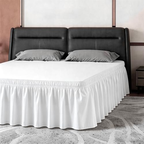 ANARACHON Queen Bed Skirt, Elastic …