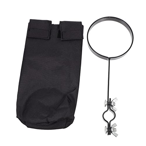 ERINGOGO Portable Drumstick Barrel Drumstick Case Holder for Storage Black Oxford Fabric Easy to Carry