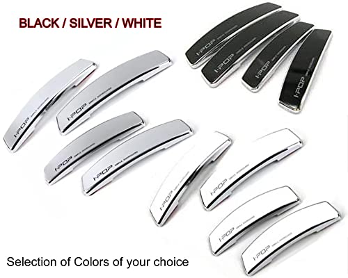 Image of IPop Car Door Guard with Adhesive Tape for Tata Bolt White Color 4 Pieces