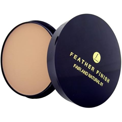Mayfair Feather Finish 37 Translucent III Shade Face Powder Mirrored Compact Cover