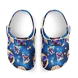 JZDACH Toddler's Fashion Outdoor Beach Pool Shoes for Cute Summer Style, Galaxy Pug with Cool Glasses
