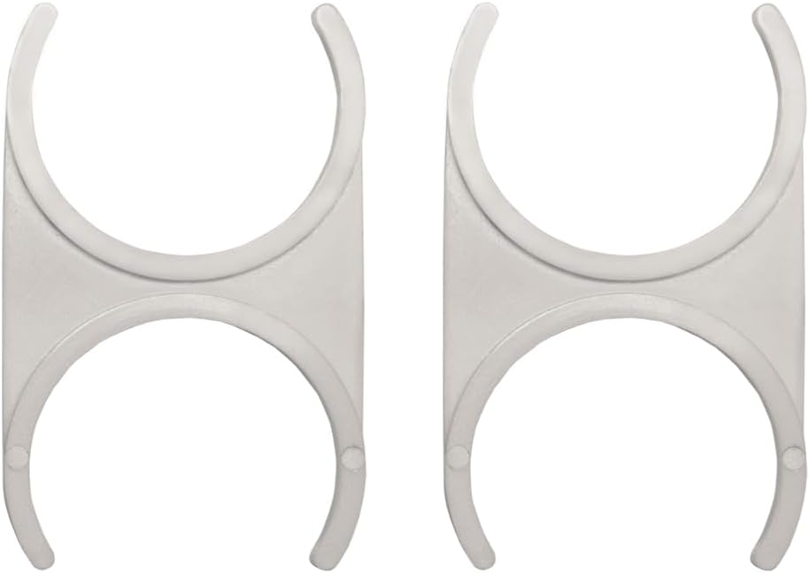 Small/Small Clip (2" x 2") to connect 2 inline filters (Reverse Osmosis or Water Purification Systems)