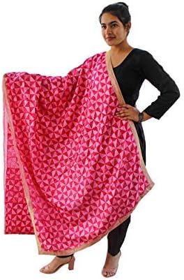 Sahej Suits Majenta Phulkari Bagh