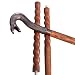 Imagen de ALIXPRTCMP Bastón de madera con cabeza de cobra antigua para hombres y mujeres